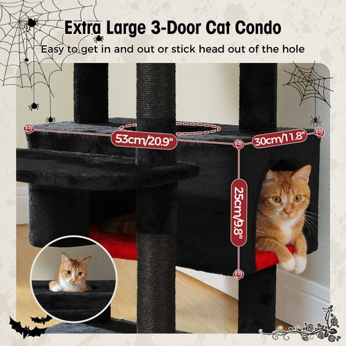PAWZ Road rascador XXL gatos grandes pequeño estable sisal árbol trepador - Imagen 20 de 133