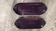 Fiesta - Plum Purple Relish Utility Tray Homer Laughlin Ceramic Dish Kitchenware