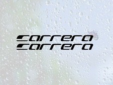 Carrera Bike Stickers Vinyl Decal Frame Cycle Bicycle 2 Logos - Size Choice