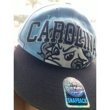 Carolina Tar Heels Mascot Snapback OSFA Hat 47 Brand Blue Ram rough