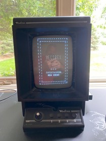 VECTREX Arcade System Video Game Console Working CIB w/ games, overlays 
