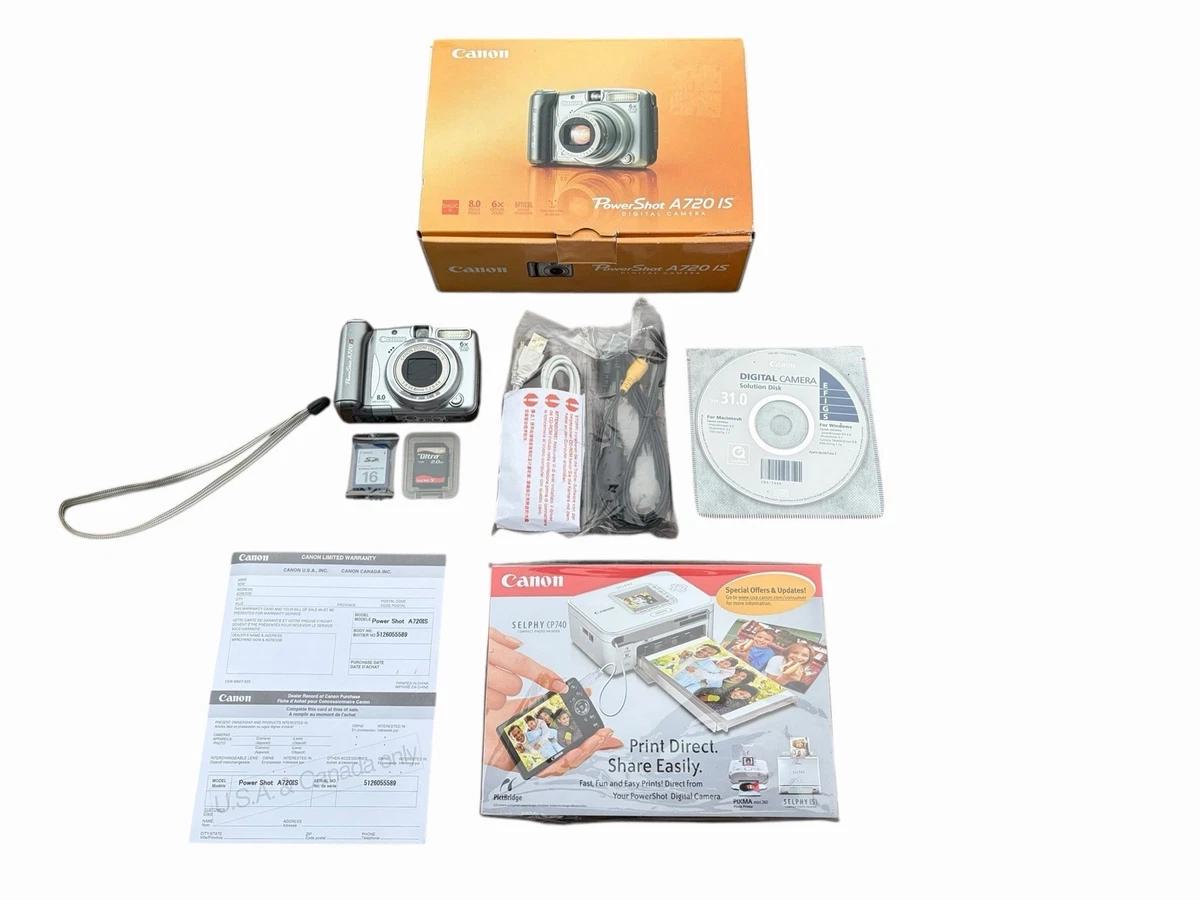 Canon PowerShot A720 IS Digital Cameras for Sale | Shop New & Used
