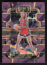 2024 Panini Select WNBA #17 Shakira Austin Purple Ice Prizms #/149