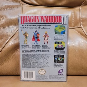 Dragon Warrior ll (2) Nintendo NES Complete in Box CIB Box Protector
