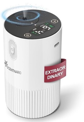Waterless Diffuser for Essential Oil - Aroma Diffuser for Home with Battery I...
