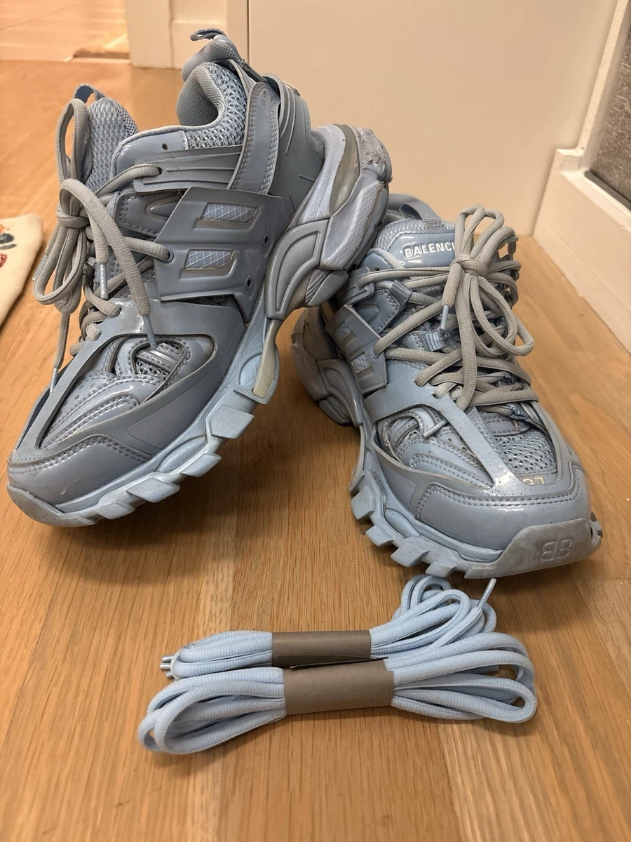 Balenciaga Track Sneaker Metallic Indigo W for sale | eBay