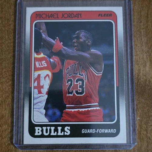 Fleer 1988 Michael Jordan Chicago Bulls NBA Basketball Base Set Card #17