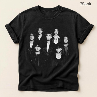 Jung Kook BTS  T-Shirt, Bangtan Sonyeondan Graphic Tee, K-Pop Fan Shirt