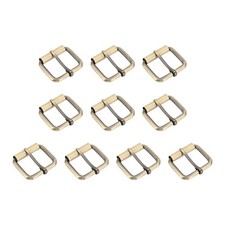 10Pcs 1.26 Inch 32mm Metal Roller Buckle Belts Hardware Bronze