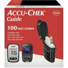Accu-Chek Guide Blood Glucose Test Strips 100 Count Factory Sealed New