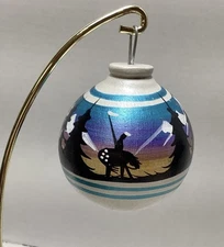 Authentic Native American Indian Navajo Christmas Ball Ornament Signed