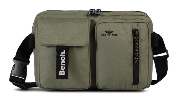 Bench. Utility Crossbody Bag UmhäNgetasche Tasche Olive Green OlivgrüN Neu-image