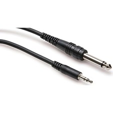 Hosa 1/4-Inch TS to 3.5mm TRS Mono Interconnect Cable 3 Foot
