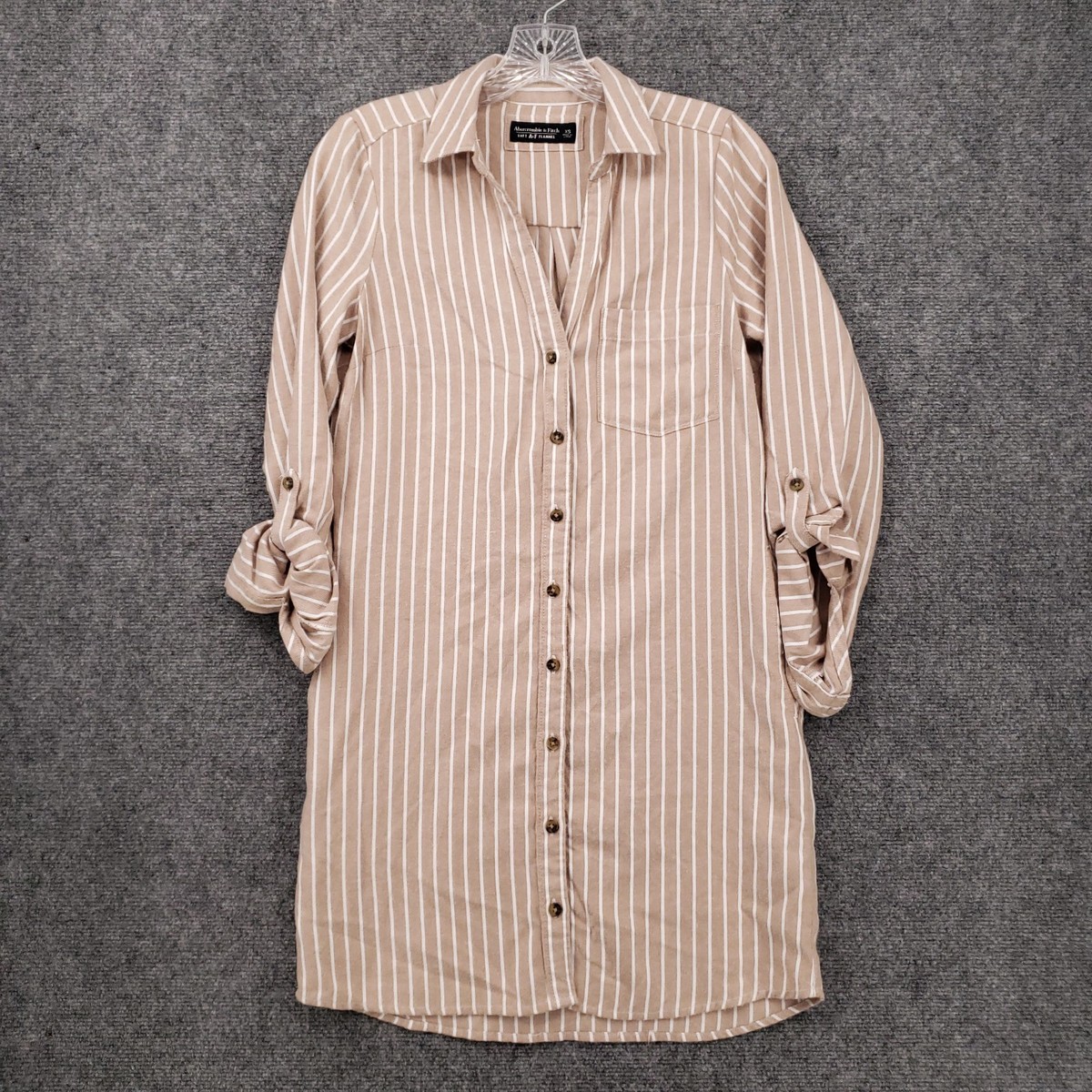 Abercrombie & Fitch Shirt Dress Womens XS Brown Knee Length Button Up Flannel | eBay Abercrombie & Fitch Shirt Dress Womens XS Brown Knee Length Button Up Flannel | eBay