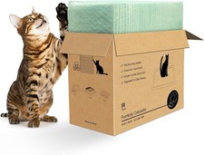 50 Count Cat Pads Compatible W/ Tidy Cats Breeze Litter System 16.9" X 11.4" Cat
