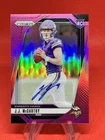 2024 Panini Prizm J.J. McCarthy Auto Pink #400 RC