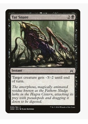 Tar Snare | MTG OGW | EDH Commander Black Removal Instant Debuff | LP