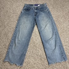 Vtg Levis SilverTab Wide Leg Denim Jeans Women Made in USA 9/10 Fits 30 X 29