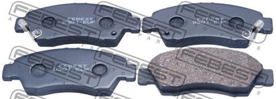 FEBEST 1992-1995 Honda Civic Disc Brake Pad Set 0301-EUF