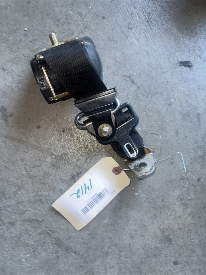 84-93 MERCEDES-BENZ 190D 190E OEM CINTURÓN DE SEGURIDAD TRASERO IZQUIERDO O DERECHO RETRACTOR NEGRO Foto 2 de 2