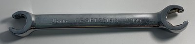 Craftsman Professional Hand Tools USA 15mm X 17mm Metric Flare Nut Wrench 42098