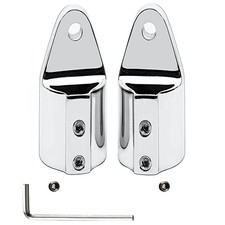 Marine Pair 316SS Heavy Duty Bimini Top Cap External Eye End Boat Fittings wi...