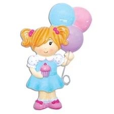 Birthday Girl Personalized Christmas Tree Ornament