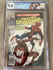 CGC 9.6 AMAZING SPIDER-MAN #361 NEWSSTAND MARVEL 1991 CARNAGE CUSTOM LABEL