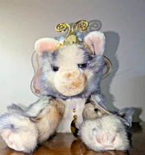 Catapiller Collectible Vintage 2000 Aurora Purple Winged Cat Plush Bellaluna