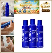 Foaming Shave Gel for Men with Aloe 3 Pack 6.7 oz Hydrating Cruelty Free