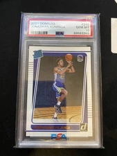 2021 Donruss Jonathan Kuminga Base Rookie - PSA 10 - Warriors/Free Agent -Invest