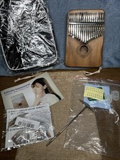 Kalimba 17 Key Thumb Piano with Tuning Mallot  Accessories