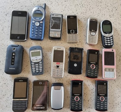 Nokia Samsung etc. Handy Konvolut 17 Stück DEFEKT Bastler, Ersatzteile.