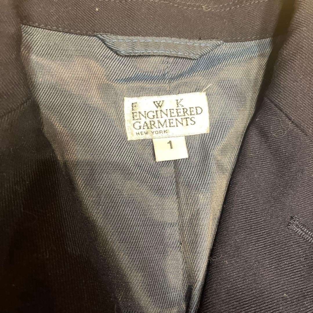 ENGINEERED GARMENTS Navy Tailored Jacket Size 1 -… - image 2