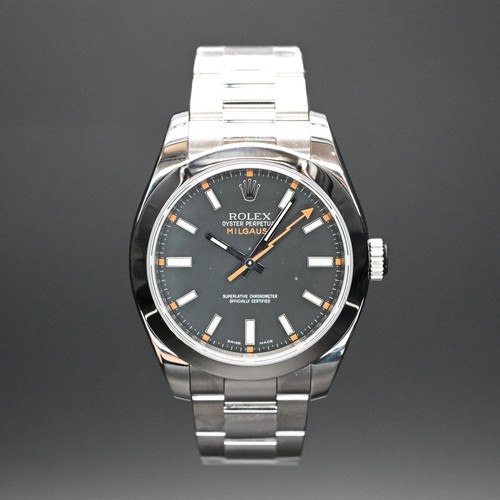 Rolex Milgauss 116400 40mm Black Dial Stainless Steel