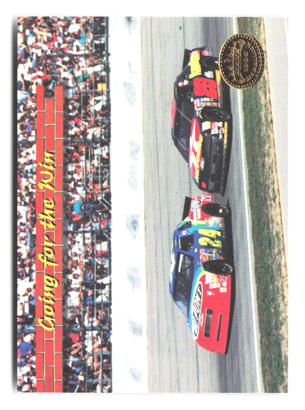 1994 Maxx Medallion #52 Going for the Win