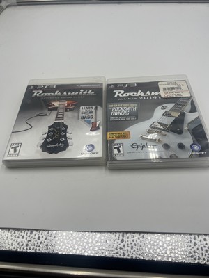 Rocksmith And Rock Smith 2014 (Sony Playstation 3, 2011) Complete