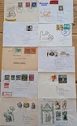 Germany First Day Covers- JOBLOT SALE (8)–10 Unchecked- Great Value-FREE UK POST