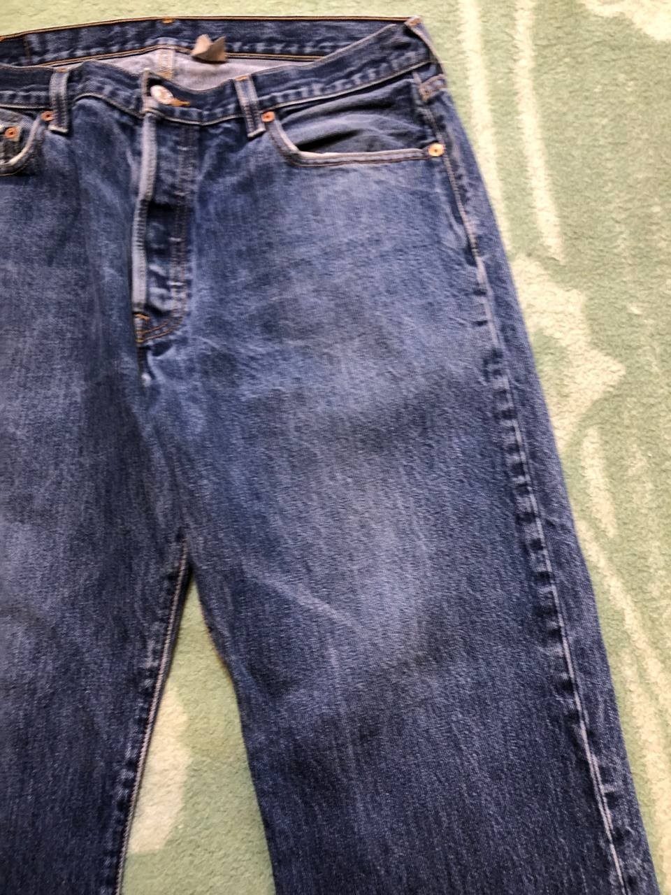 Levi's Red Tab 501 Blue Denim Jeans 36X32 thumbnail 5