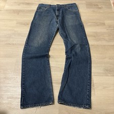 Levi's 517 Bootcut Jeans Men's TAG 34x34 Blue Actual 32x33 Cotton Y2K Western