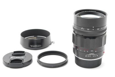 Mint w/Hood] Voigtlander HELIAR Classic 75mm f1.8 VM Lens for