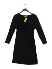 People Tree Wrap Midi Dress UK14 in Black