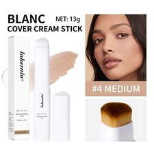 Cover Cream Stick White - with brush Korean Color-Changing Foundation Stick