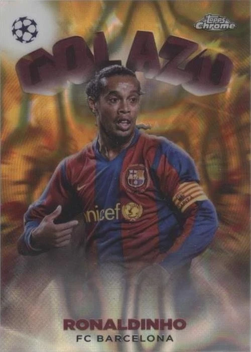 2022-23 Topps Chrome UEFA Club Competitions Ronaldinho #G-12 for