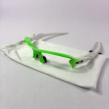 Oakley Flak 2.0 XL Green Fade White Sunglasses OO9188-43 w/ Soft Case NO ICONS