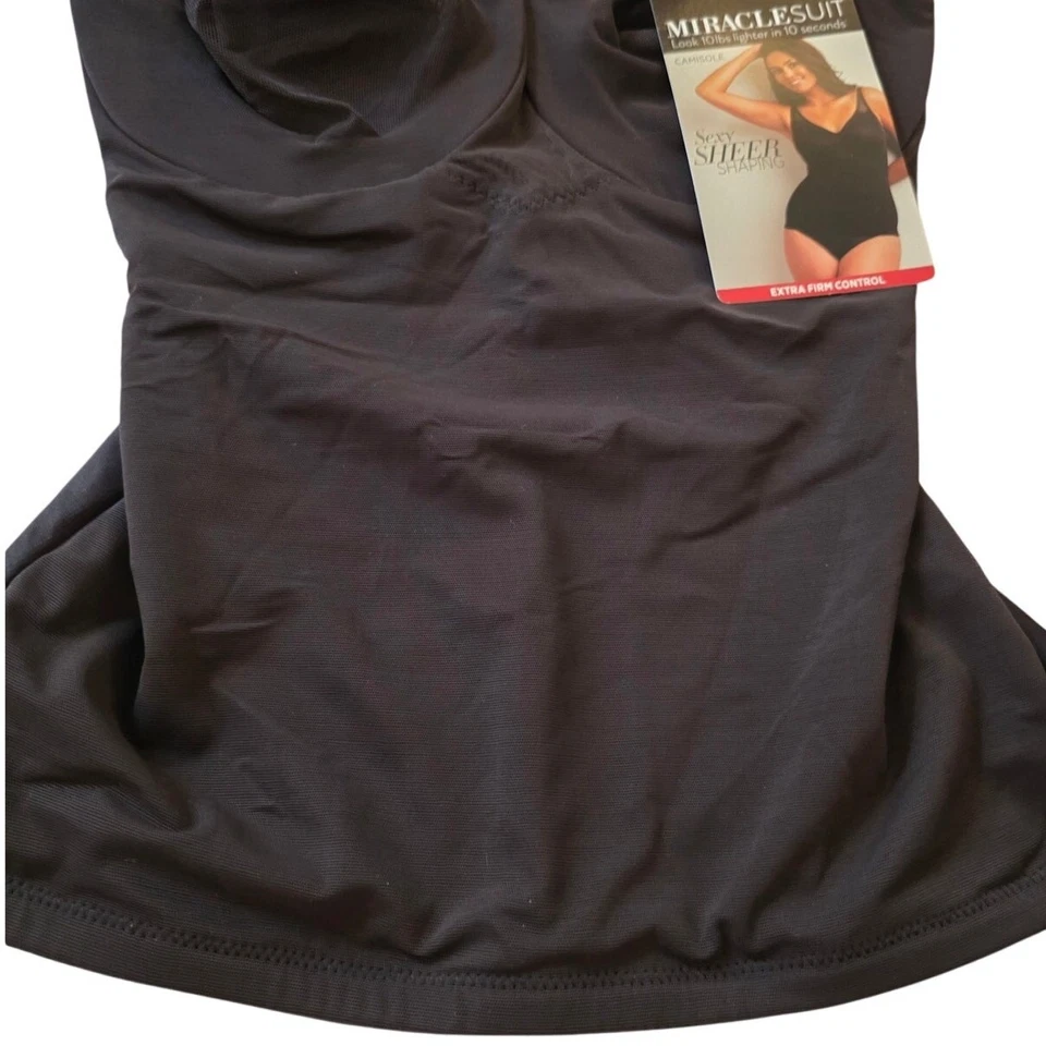 Miraclesuit Extra Firm Control Black Shaper, NWT, 38C - Image 3 of 4