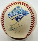 Javy Lopez Signed Baseball 1995 World series Rawlings Official Autograph Ball