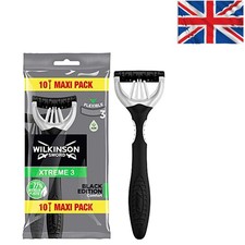 10er Pack Xtreme 3 Rasierer - Ergonomisch, Aloe Vera geschmiert für empfindliche Haut