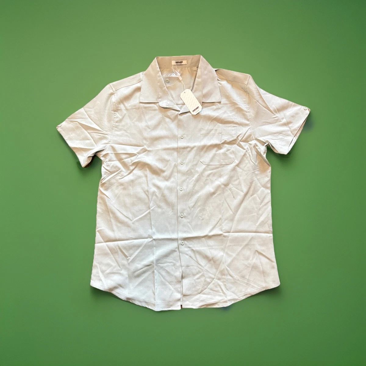 Coofandy Short Sleeve Casual Button-Down Shirts for Men for sale