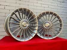 4X 20 Zoll Alpina Style 5X120 Silber Alufelgen für BMW E34 E38 E39 E60 E65 E63